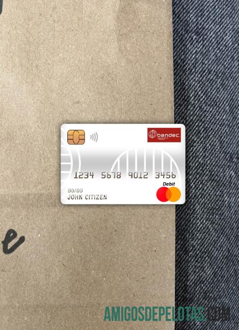 Cuba Bandec Banco De Credito Y Comercio Bank Master Debit Card Photolook Front modelo